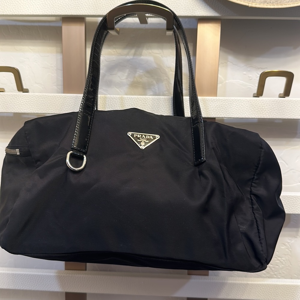 Prada zippered tote